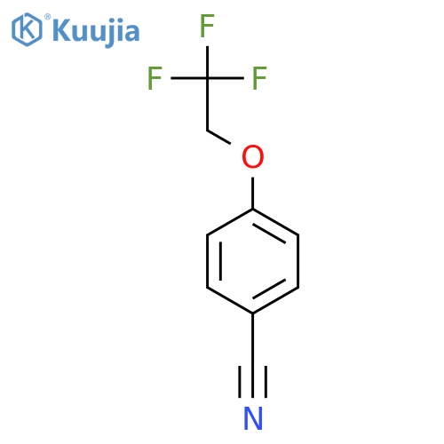 4-(2,2,2-trifluoroethoxy)benzonitrile structure