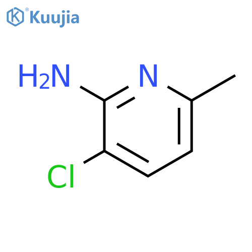 3-chloro-6-methyl-pyridin-2-amine structure