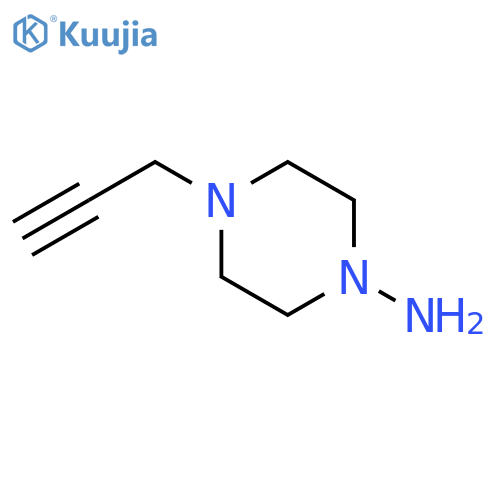 1-Piperazinamine, 4-(2-propynyl)- structure