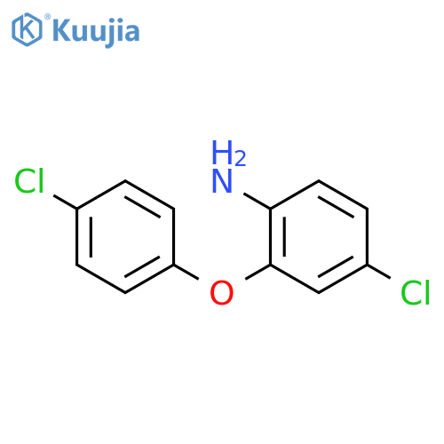 4-Chloro-2-(4-chlorophenoxy)aniline structure