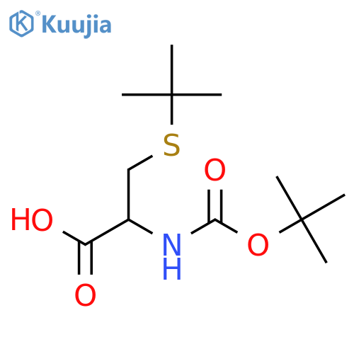 Boc-Cys(tBu)-OH structure