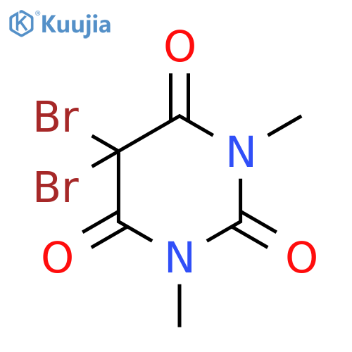 2,4,6(1H,3H,5H)-Pyrimidinetrione, 5,5-dibromo-1,3-dimethyl- structure