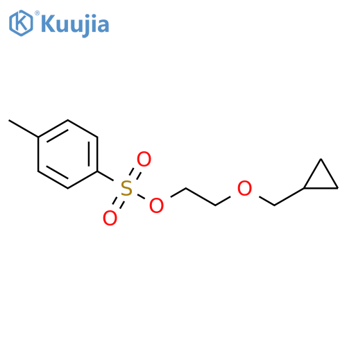 Ethanol, 2-(cyclopropylmethoxy)-, 1-(4-methylbenzenesulfonate) structure