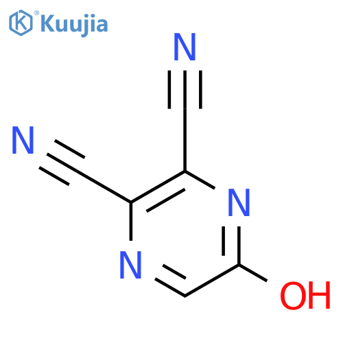 6-oxo-1,6-dihydropyrazine-2,3-dicarbonitrile structure