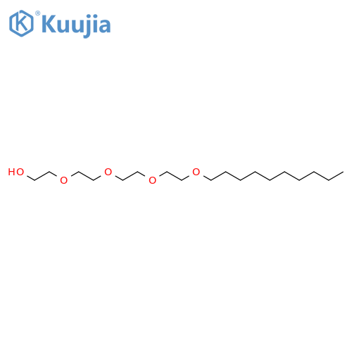 Tetraethyleneglycol monodecyl ether structure