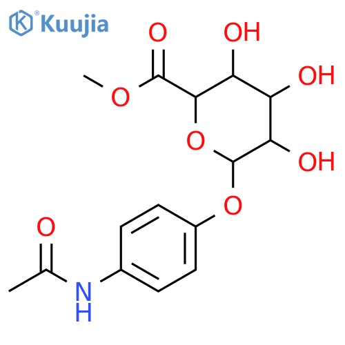 4-Acetamidophenyl b-D-Glucuronic Acid Methyl Ester structure