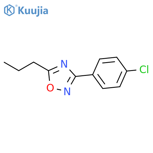 3-(4-Chlorophenyl)-5-propyl-1,2,4-oxadiazole structure