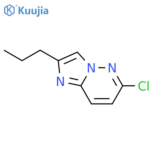 IMIDAZO[1,2-B]PYRIDAZINE, 6-CHLORO-2-PROPYL- structure
