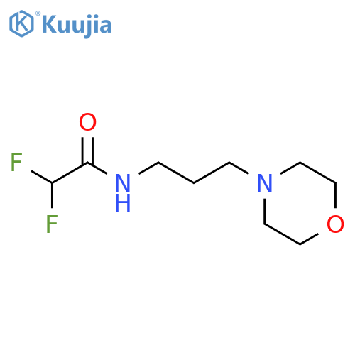 2,2-Difluoro-N-(3-morpholin-4-yl-propyl)-acetamide structure