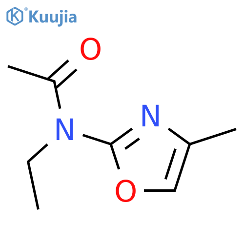 Acetamide, N-ethyl-N-(4-methyl-2-oxazolyl)- structure
