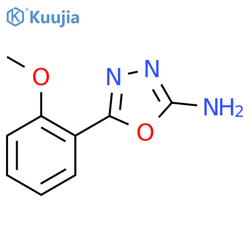 5-(2-Methoxyphenyl)-1,3,4-oxadiazol-2-amine structure