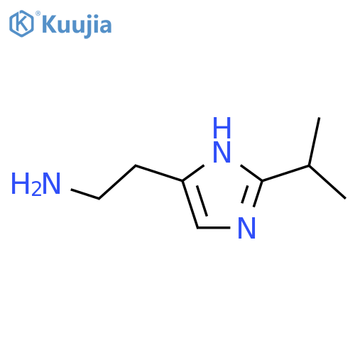 2-(2-ISOPROPYL-1H-IMIDAZOL-4-YL)ETHYLAMINE structure