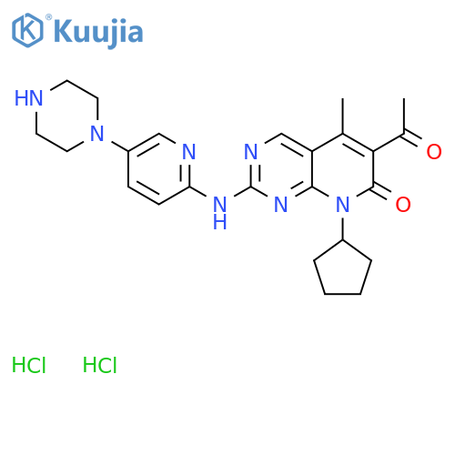 Palbociclib hydrochloride structure