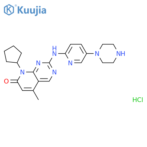 6-Desacetyl Palbociclib Hydrochloride structure