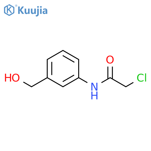 2-chloro-N-3-(hydroxymethyl)phenylacetamide structure