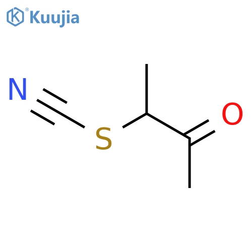3-(cyanosulfanyl)butan-2-one structure