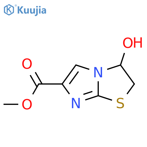 methyl 3-hydroxy-2H,3H-imidazo2,1-b1,3thiazole-6-carboxylate structure