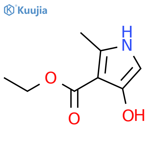 1H-PYRROLE-3-CARBOXYLIC ACID, 4-HYDROXY-2-METHYL-, ETHYL ESTER structure