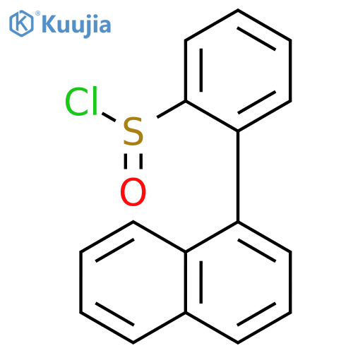 Benzenesulfinyl chloride, 2-(1-naphthalenyl)- structure