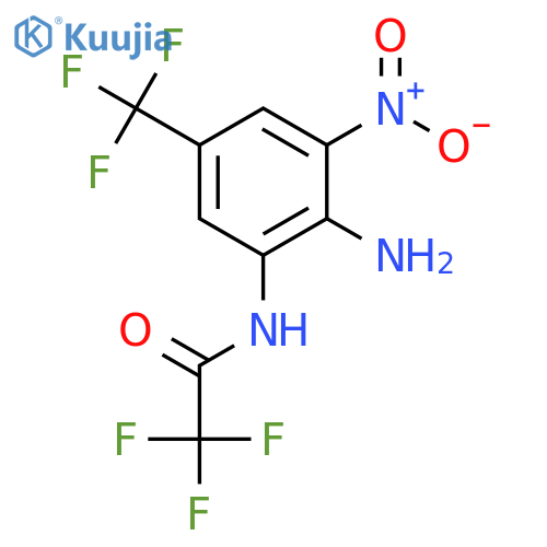Acetamide, N-[2-amino-3-nitro-5-(trifluoromethyl)phenyl]-2,2,2-trifluoro- structure