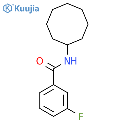 Benzamide, N-cyclooctyl-3-fluoro- (9CI) structure