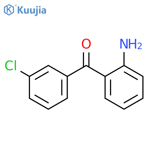 Methanone, (2-aminophenyl)(3-chlorophenyl)- structure