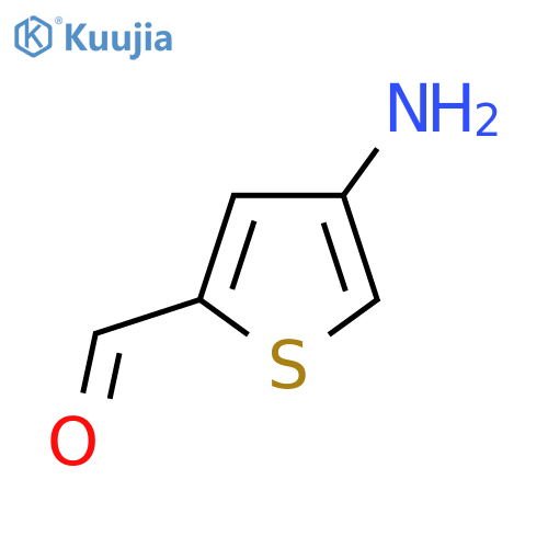 4-Aminothiophene-2-carbaldehyde structure