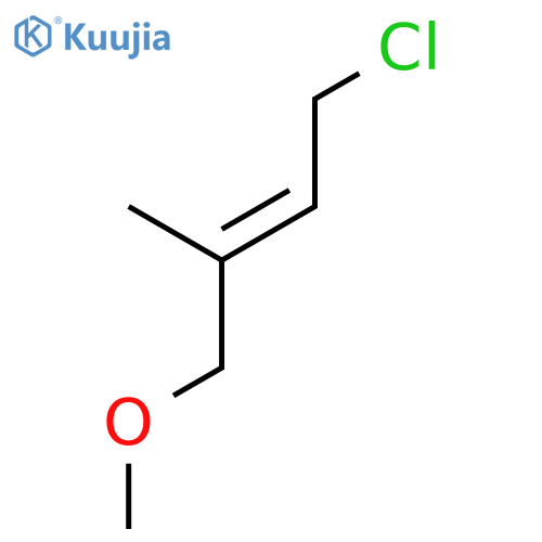 4-chloro-1-methoxy-2-methylbut-2-ene structure