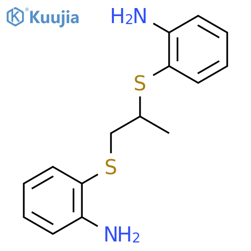 Benzenamine,2,2'-[(1-methyl-1,2-ethanediyl)bis(thio)]bis- structure