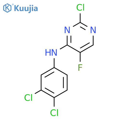 2-Chloro-N-(3,4-dichlorophenyl)-5-fluoropyrimidin-4-amine structure