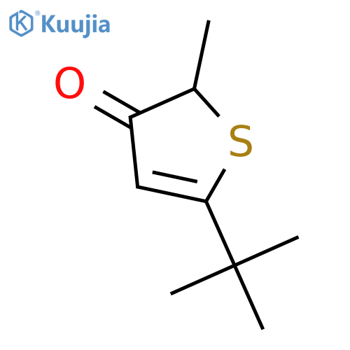5-tert-butyl-2-methylthiophen-3(2H)-one structure