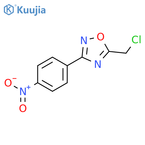5-(Chloromethyl)-3-(4-nitrophenyl)-1,2,4-oxadiazole structure
