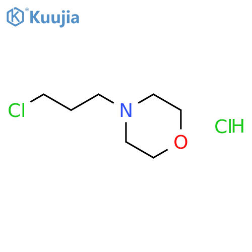 4-(3-chloropropyl)morpholine;hydrochloride structure