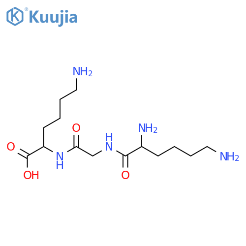 H-Lys-Gly-Lys-OH acetate salt structure