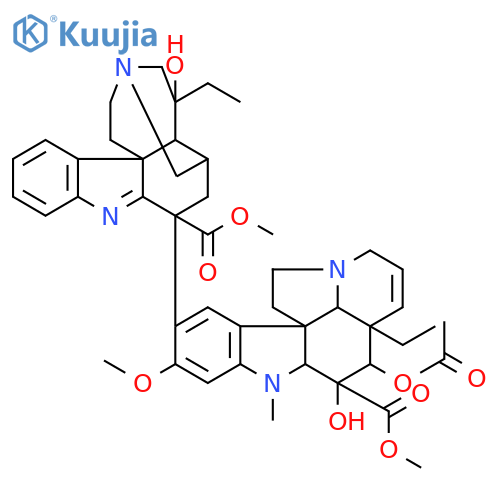 (2'beta,3'alpha,4'alpha,9'beta)-10',16'-didehydro-9',10'-dihydro-3',9'-cyclovincaleukoblastine structure