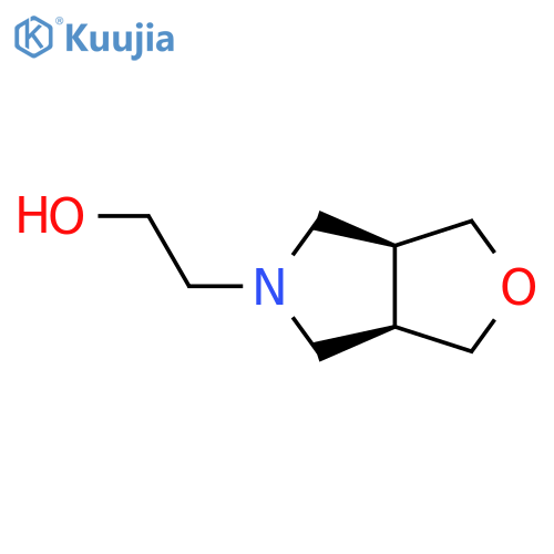 2-(3aR,6aS)-hexahydro-1H-furo3,4-cpyrrol-5-ylethan-1-ol structure
