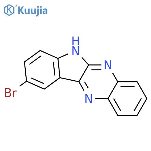 9-bromo-6H-indolo[2,3-b]quinoxaline structure