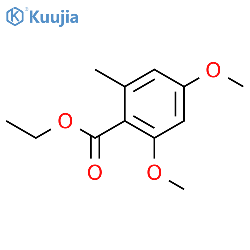 Benzoic acid, 2,4-dimethoxy-6-methyl-, ethyl ester structure