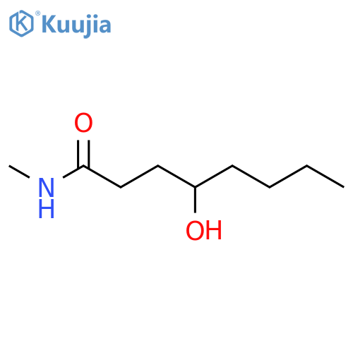 Octanamide, 4-hydroxy-N-methyl- structure
