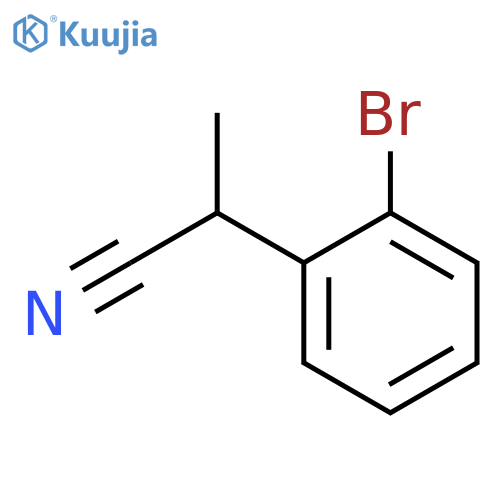 2-(2-Bromophenyl)propanenitrile structure