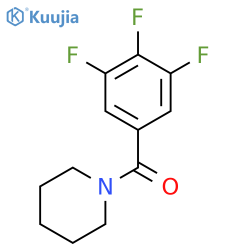 Piperidine, 1-(3,4,5-trifluorobenzoyl)- structure