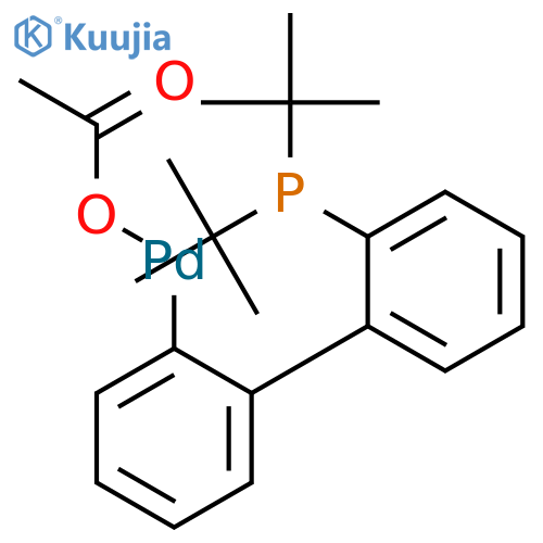 2-(2′-Di-tert-butylphosphine)biphenylpalladium(II) Acetate structure