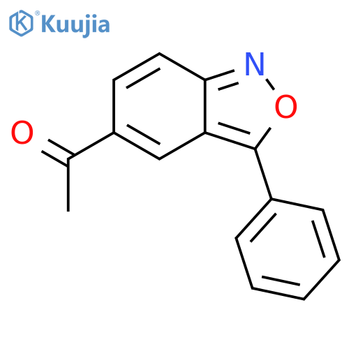 1-(3-phenyl-2,1-benzoxazol-5-yl)ethan-1-one structure