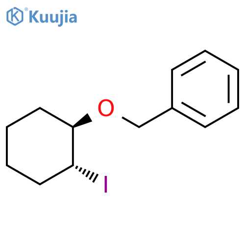 rac-({[(1R,2R)-2-iodocyclohexyl]oxy}methyl)benze
ne structure