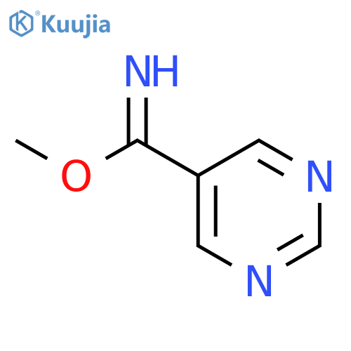 5-Pyrimidinecarboximidic acid, methyl ester (9CI) structure