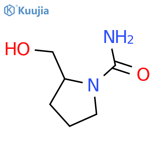 2-(hydroxymethyl)-1-Pyrrolidinecarboxamide structure