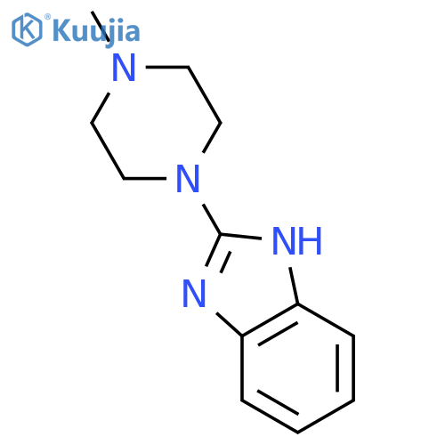 2-(4-methyl-1-piperazinyl)-1H-Benzimidazole structure