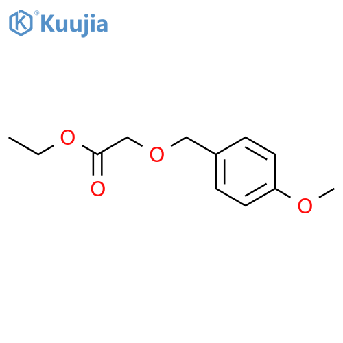 Acetic acid, [(4-methoxyphenyl)methoxy]-, ethyl ester structure