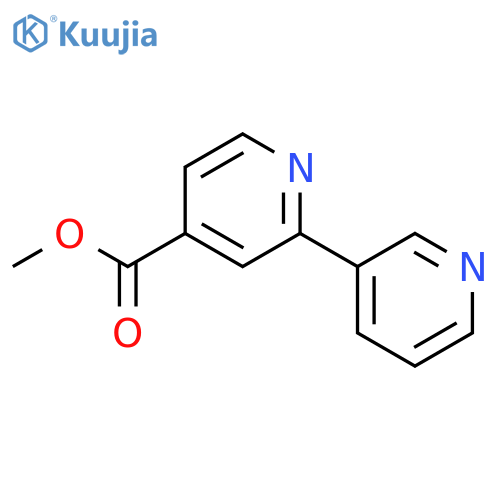 Methyl [2,3'-bipyridine]-4-carboxylate structure
