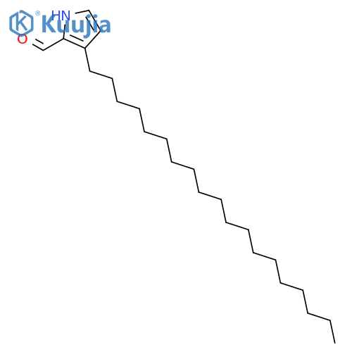 3-Nonadecyl-1H-pyrrole-2-carboxaldehyde structure